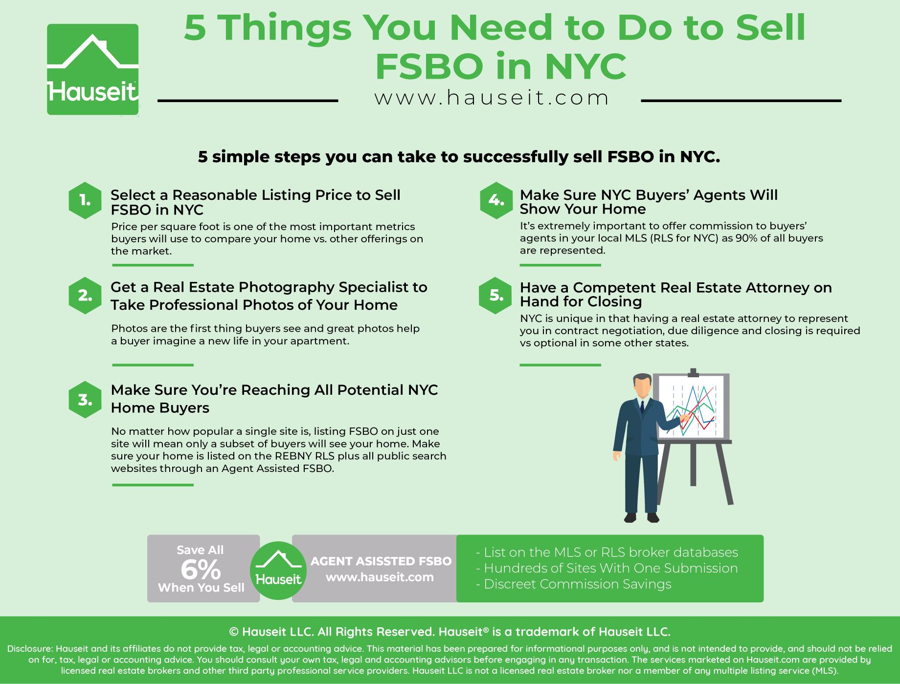 Selling FSBO in NYC is a challenge that requires preparation and research. Here are 5 things you must do to succeed if you want to sell your home without an agent in NYC.