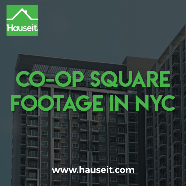 Co-op square footage in NYC is a controversial topic because co-ops do not have official square footage figures listed in the Offering Plan.